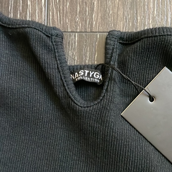 Nasty gal square neck crop top NWT size 8 - Picture 3 of 5